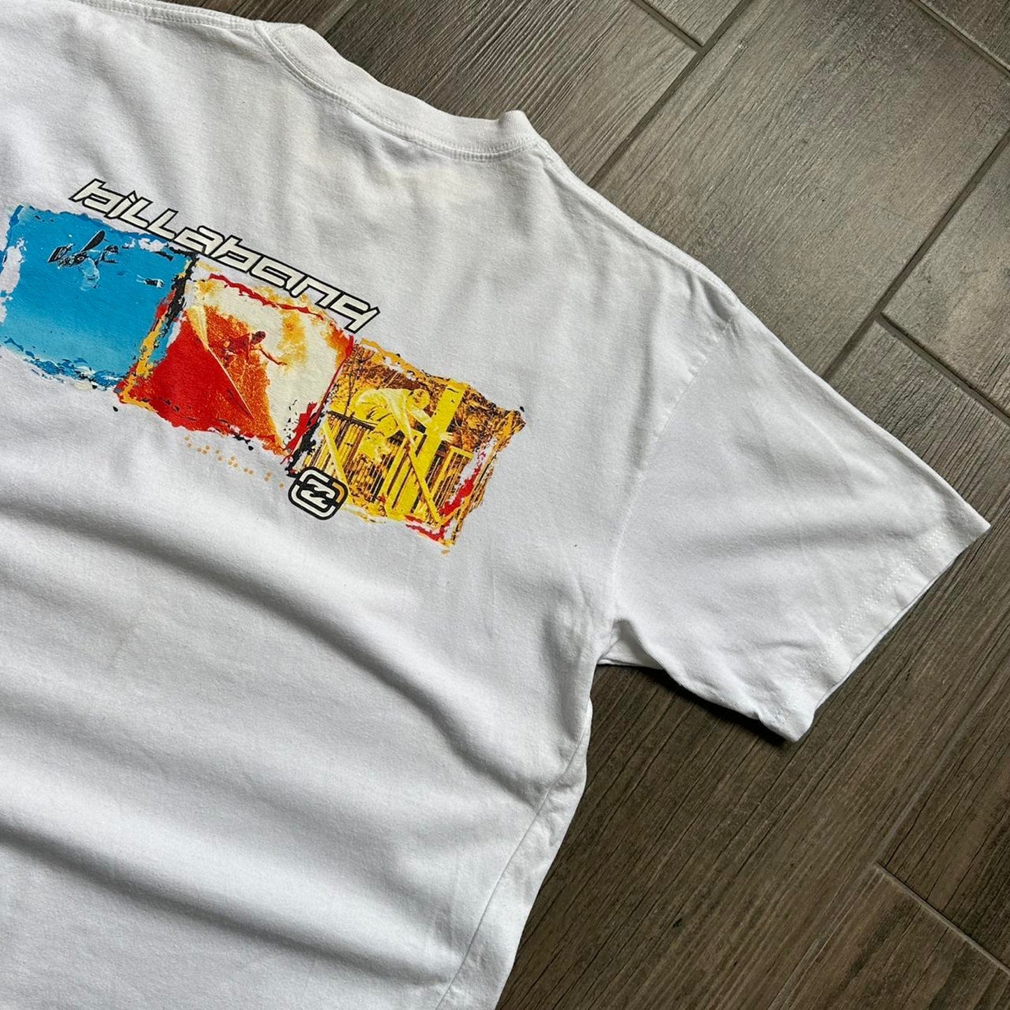 Billabong white surf tee