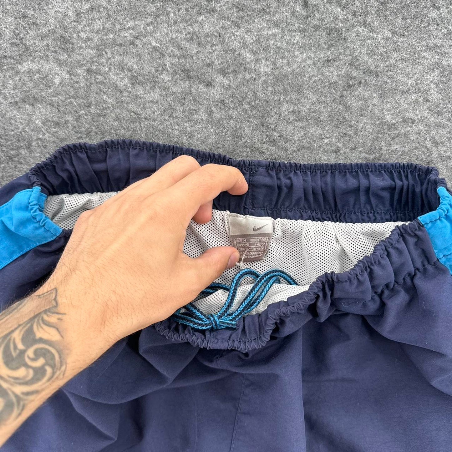 Nike blue and navy shorts