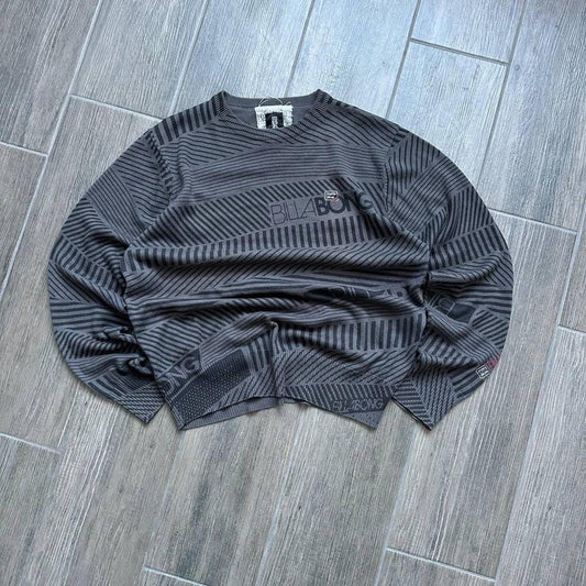Billabong y2k surf-wear knitted jumper
