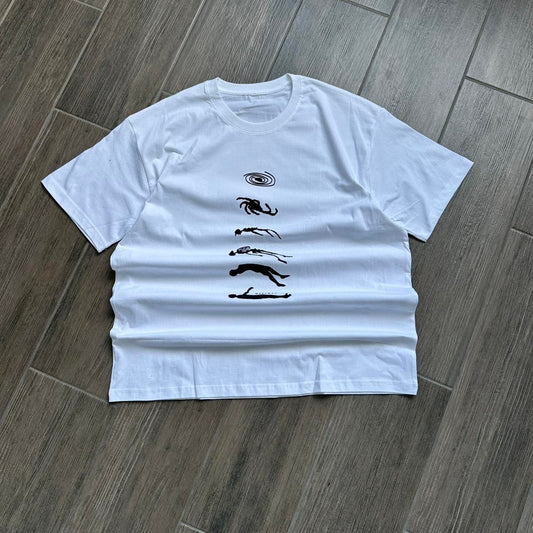 Human to universe evolution graphic