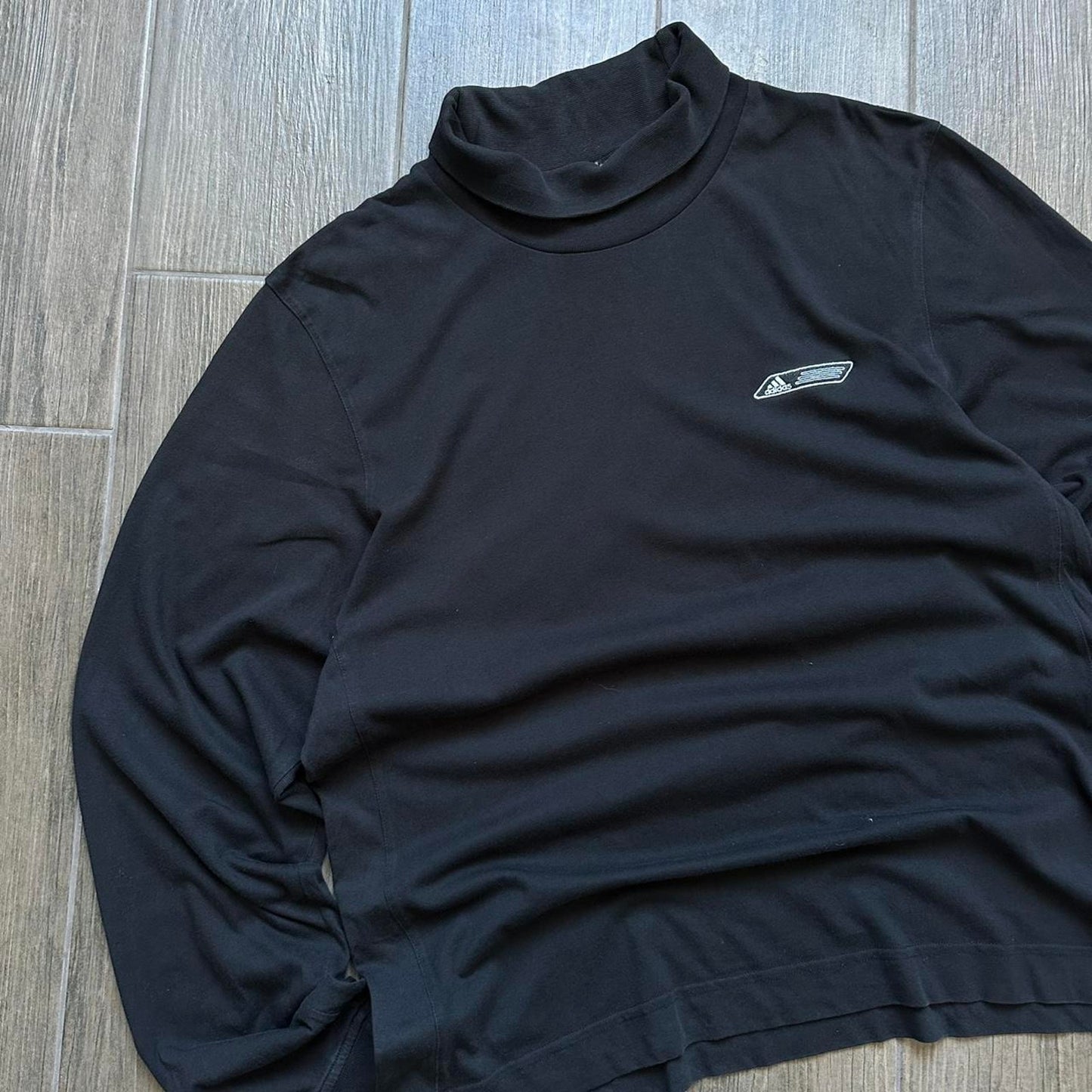 Adidas black long sleeve turtleneck jumper