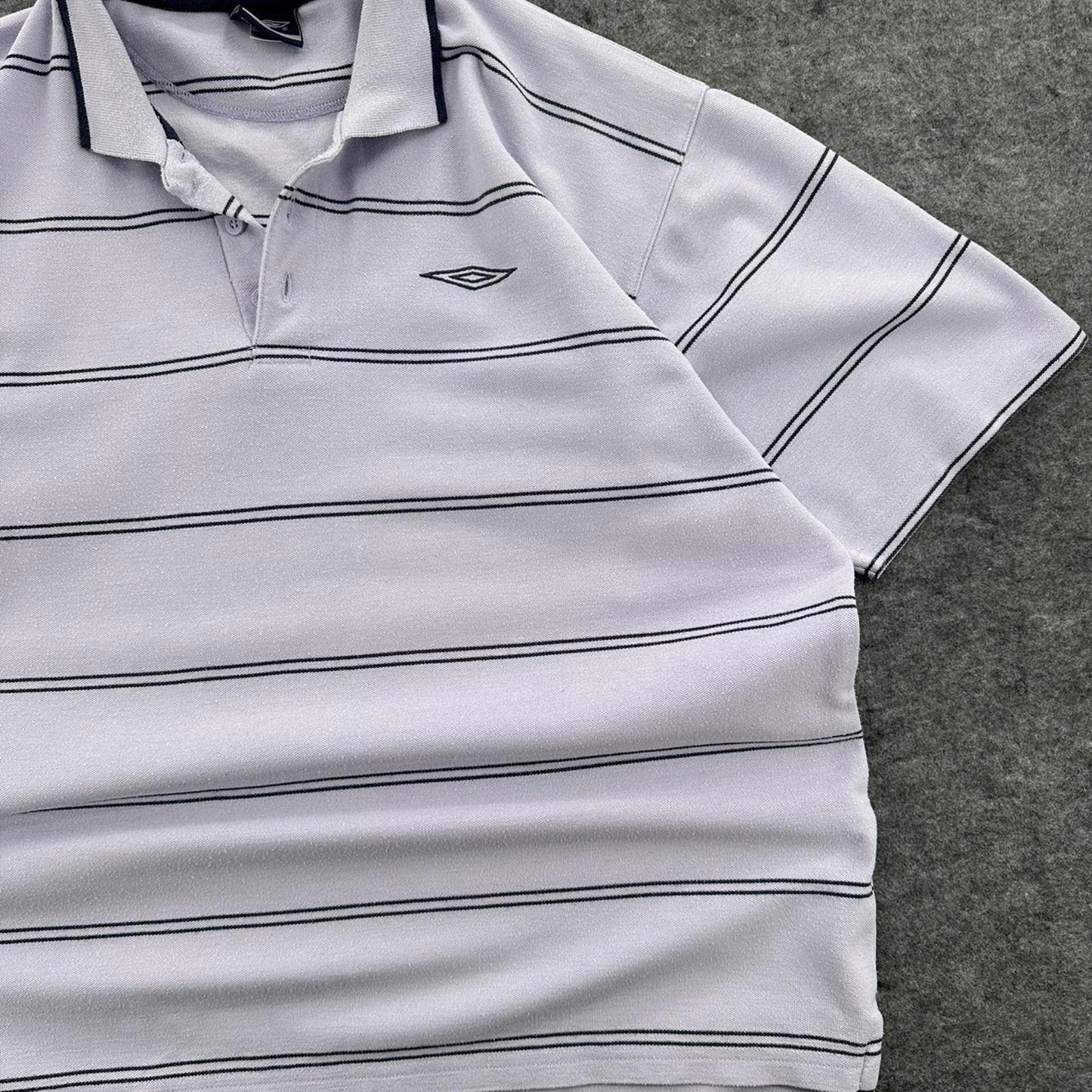 Umbro white polo shirt with