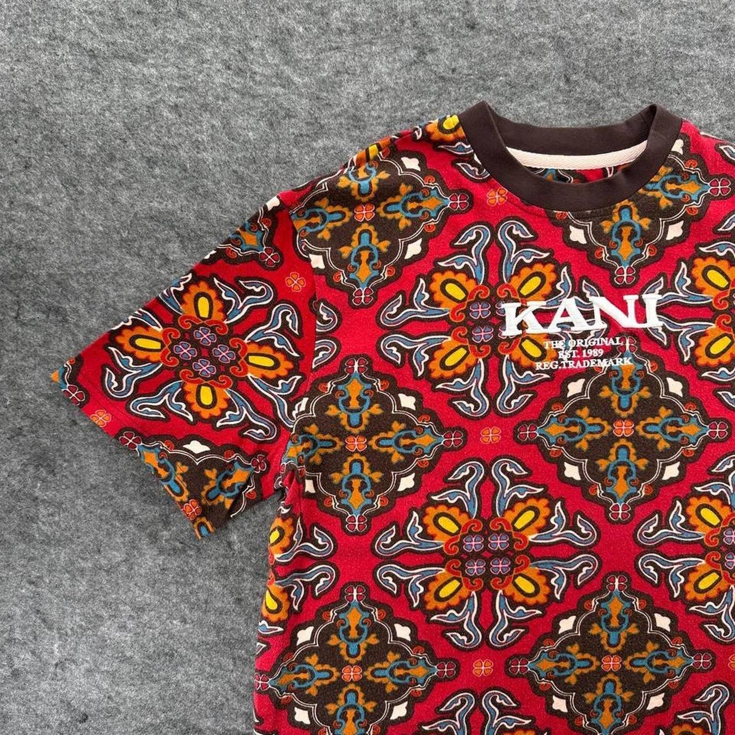 Karl kani red orange and