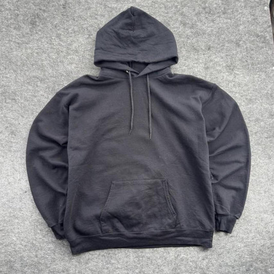 Fruit of the Loom Y2K Black Baggy Hoodie