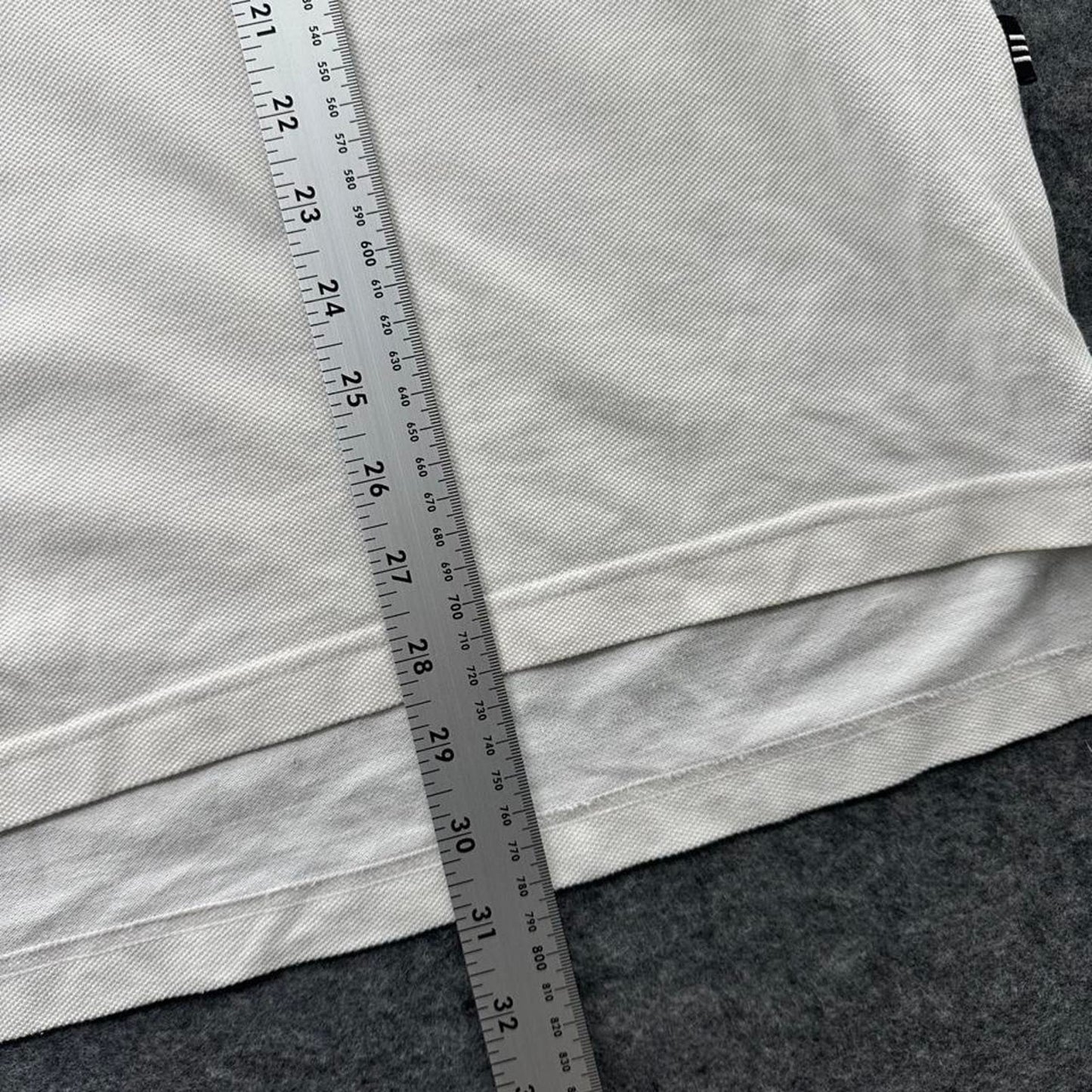 Adidas white polo shirt