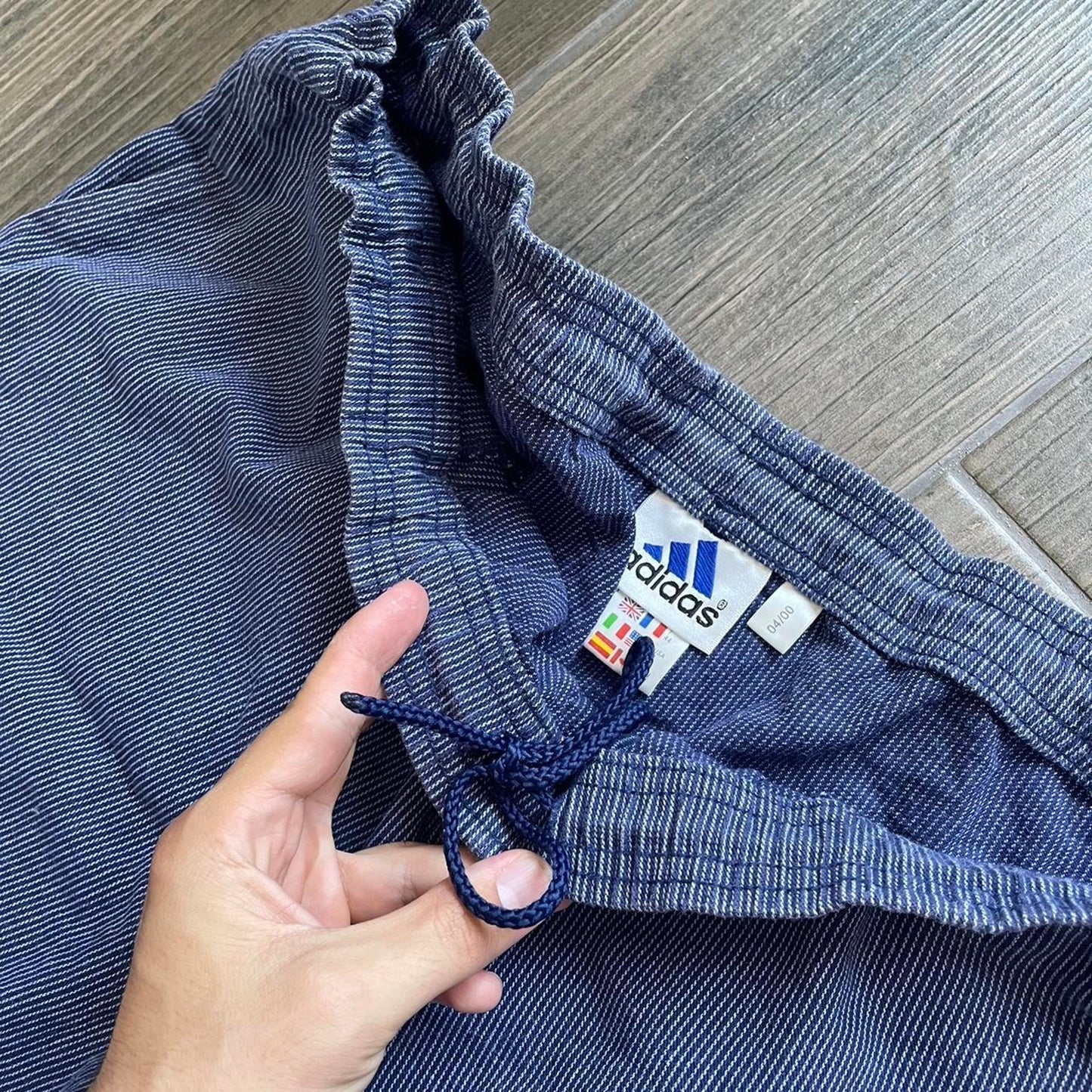 Adidas corduroy y2k sport shorts