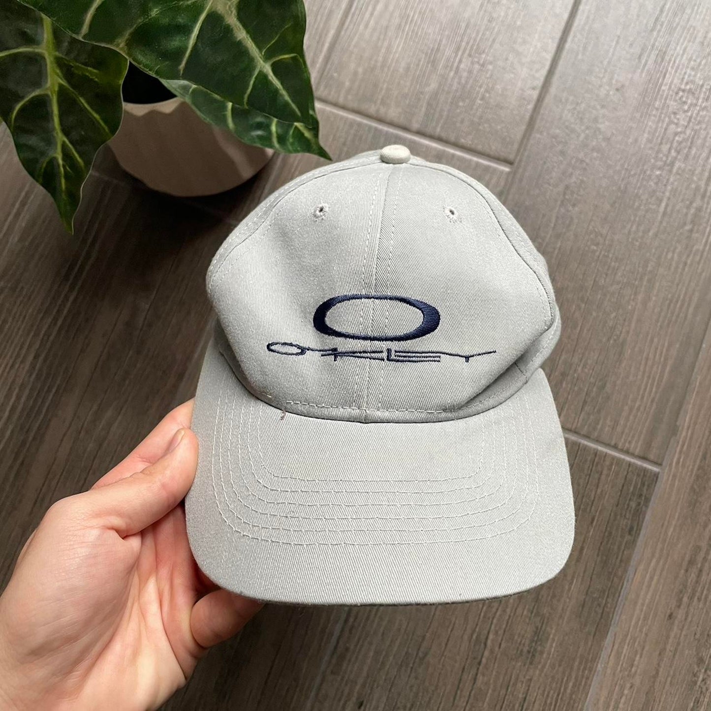 Vintage grey streetwear y2k cap