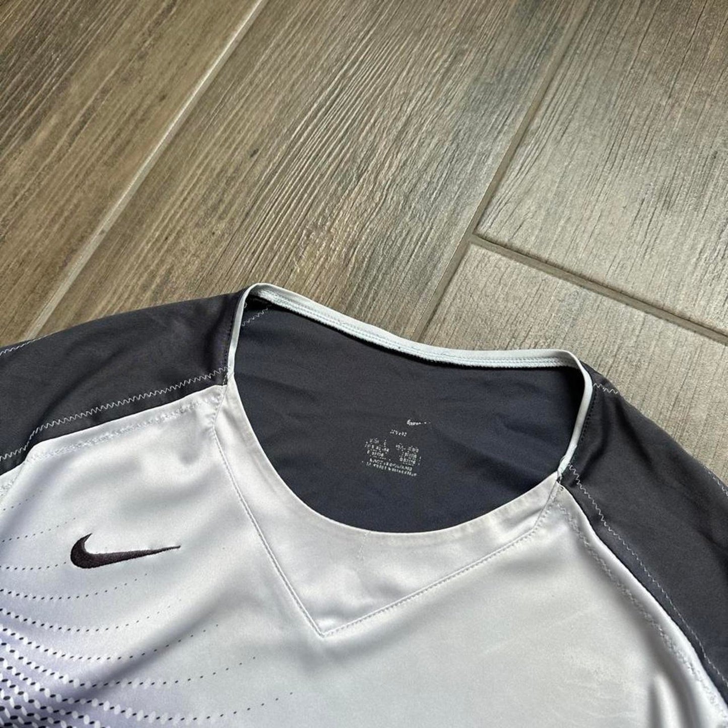 Nike grey and black dri-fit running shirt
