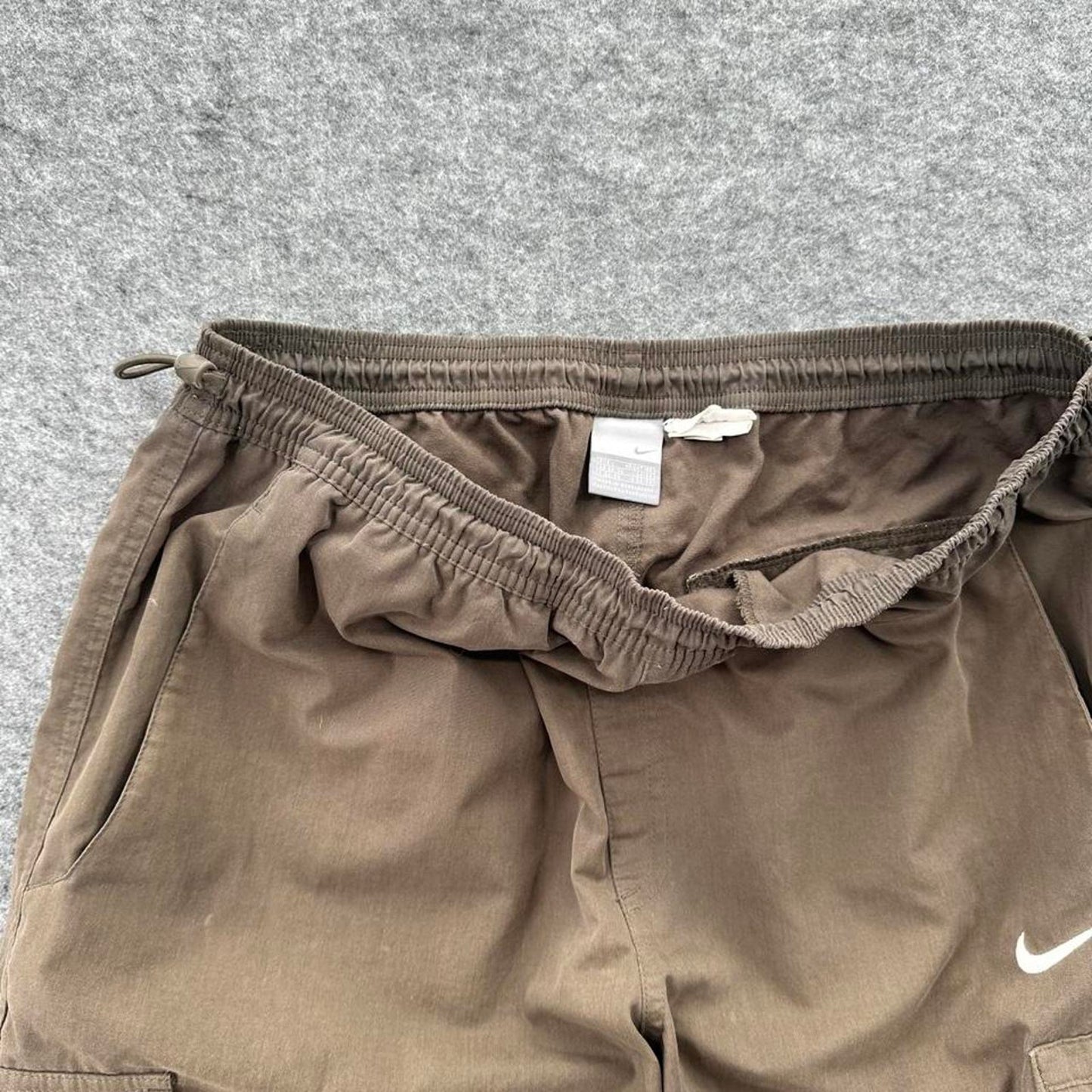 Nike brown cargo shorts with