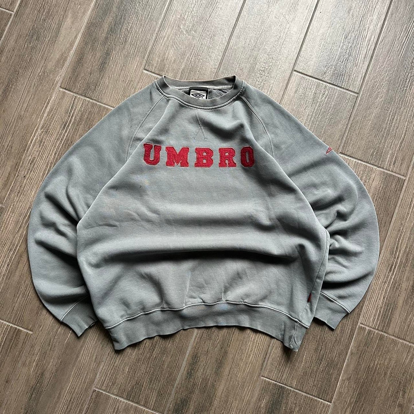 Umbro grey oversized y2k sport XXL sweatshirt
