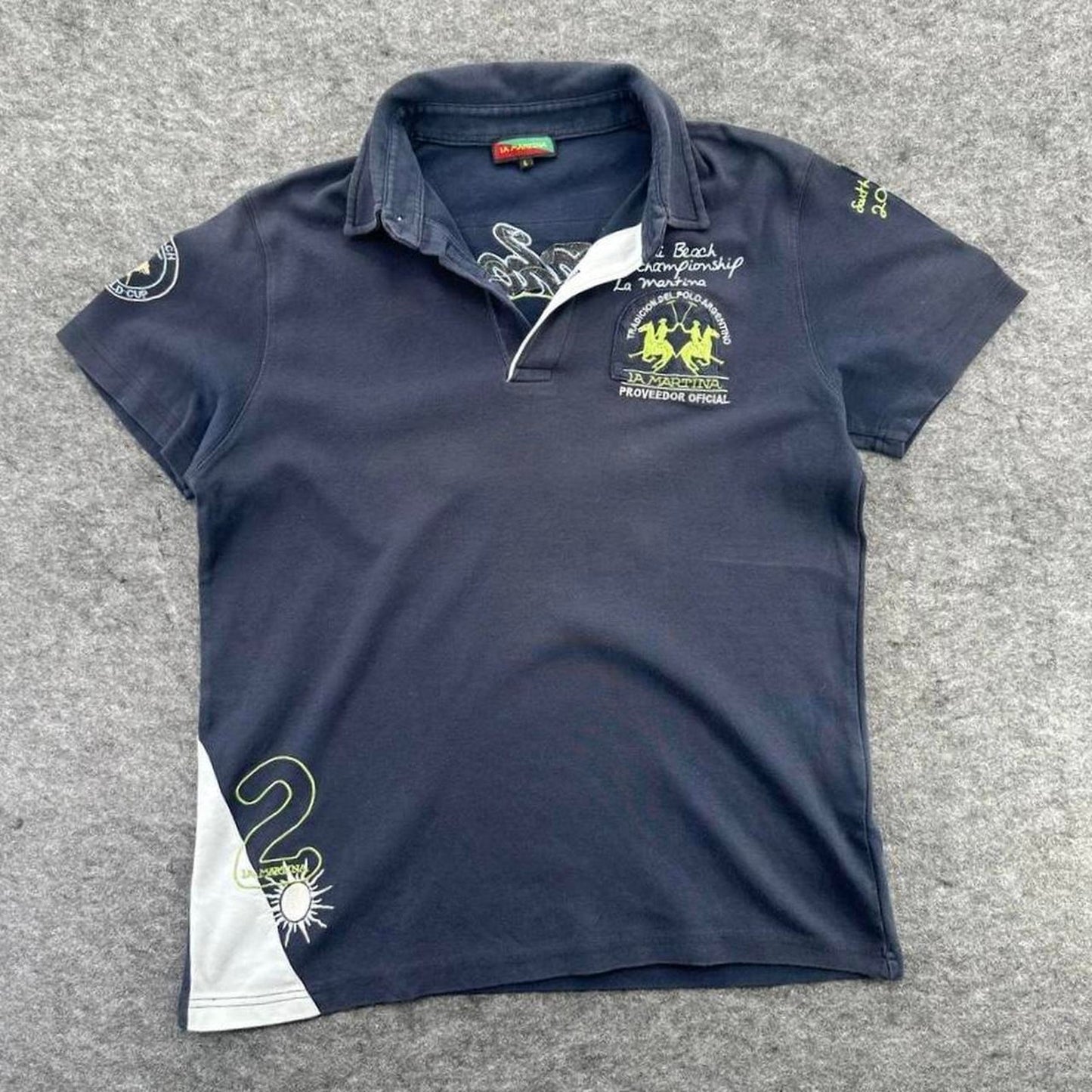 La martina polo shirt navy