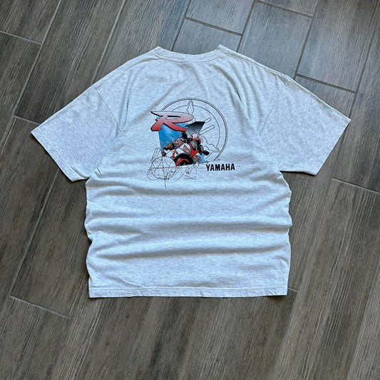 Fox Yamaha grey t-shirt with cool graphics