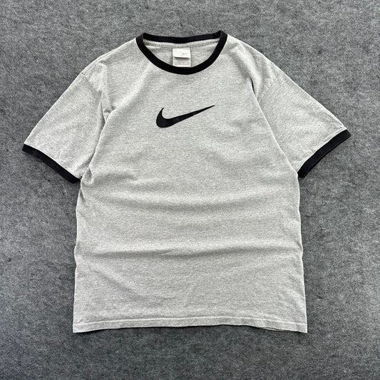 Y2k nike center swoosh gray