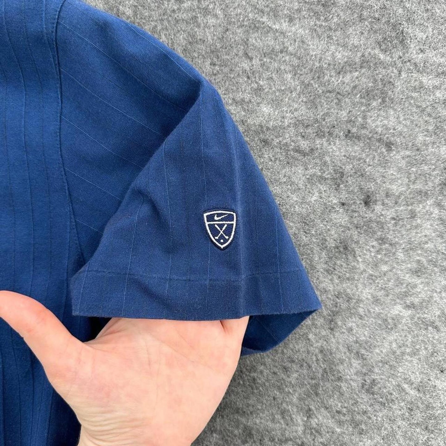 Nike golf blue polo shirt