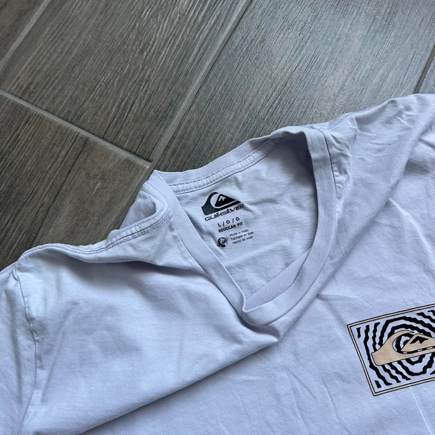 Quiksilver blue surf tee