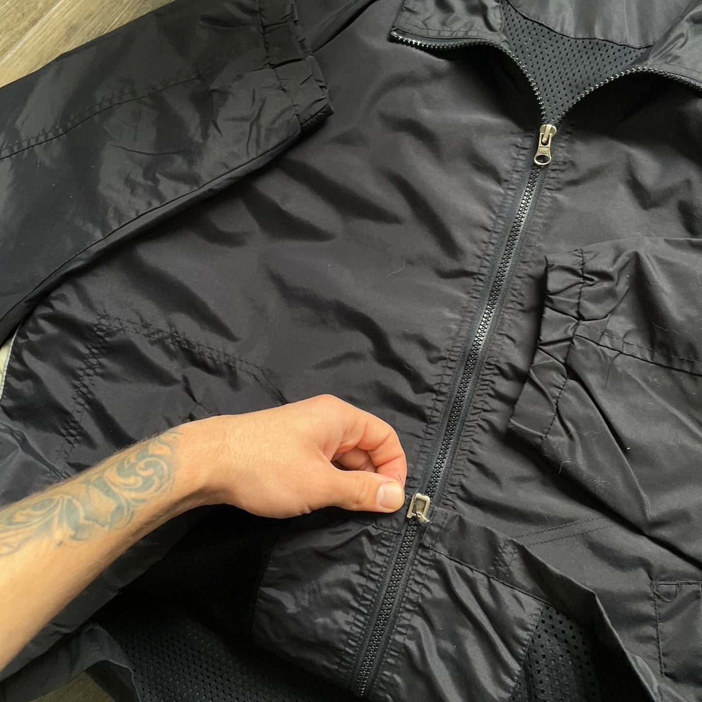 Reebok y2k gorpcore light nylon jacket