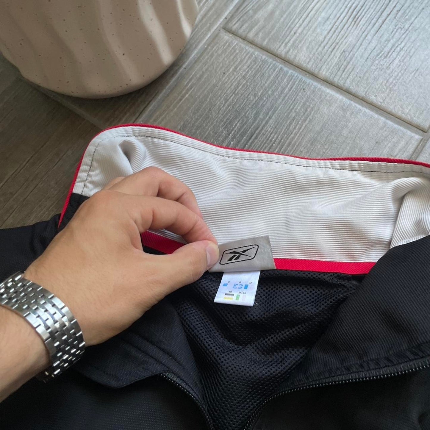 Reebok baggy nylon y2k jacket