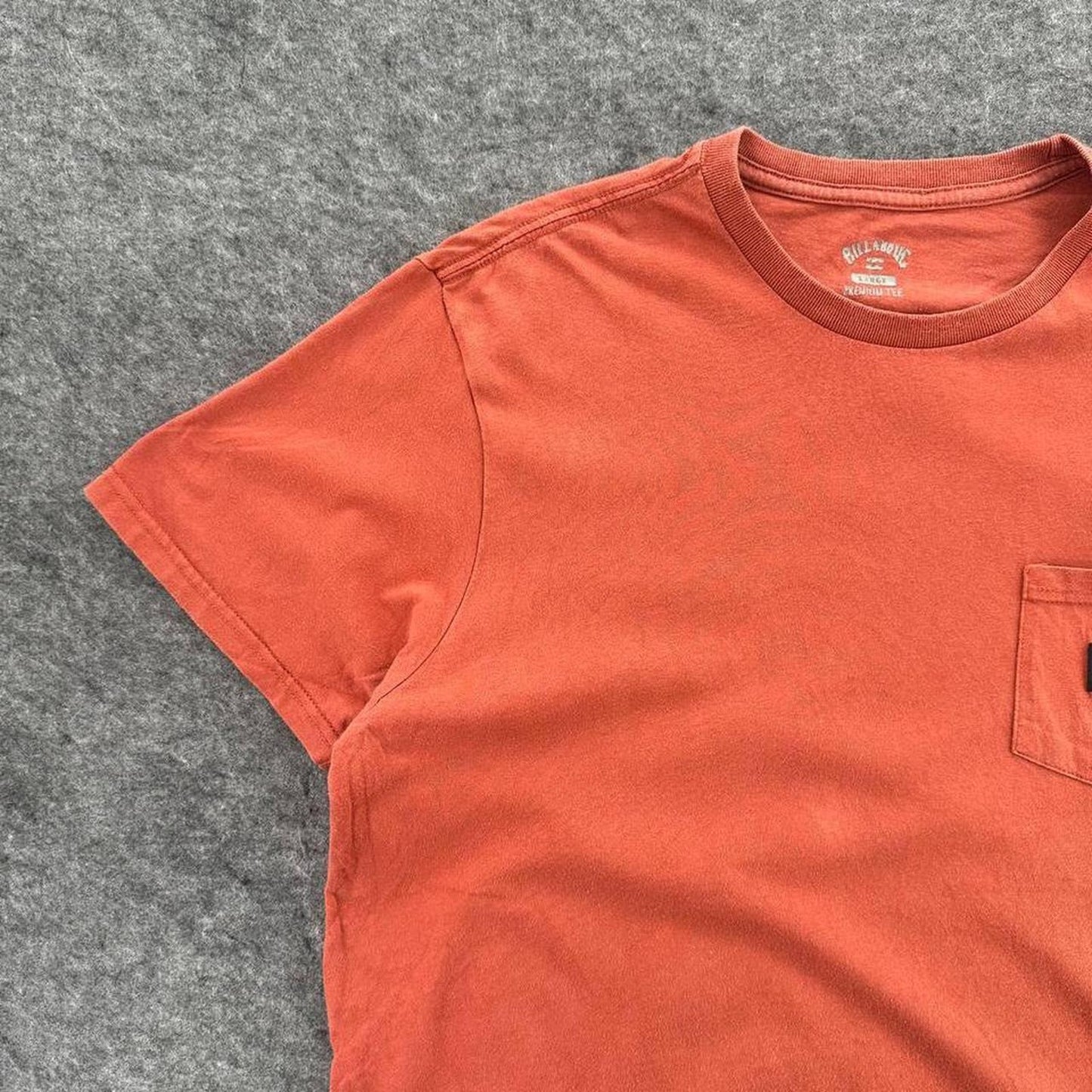 Billabong orange pocket tee