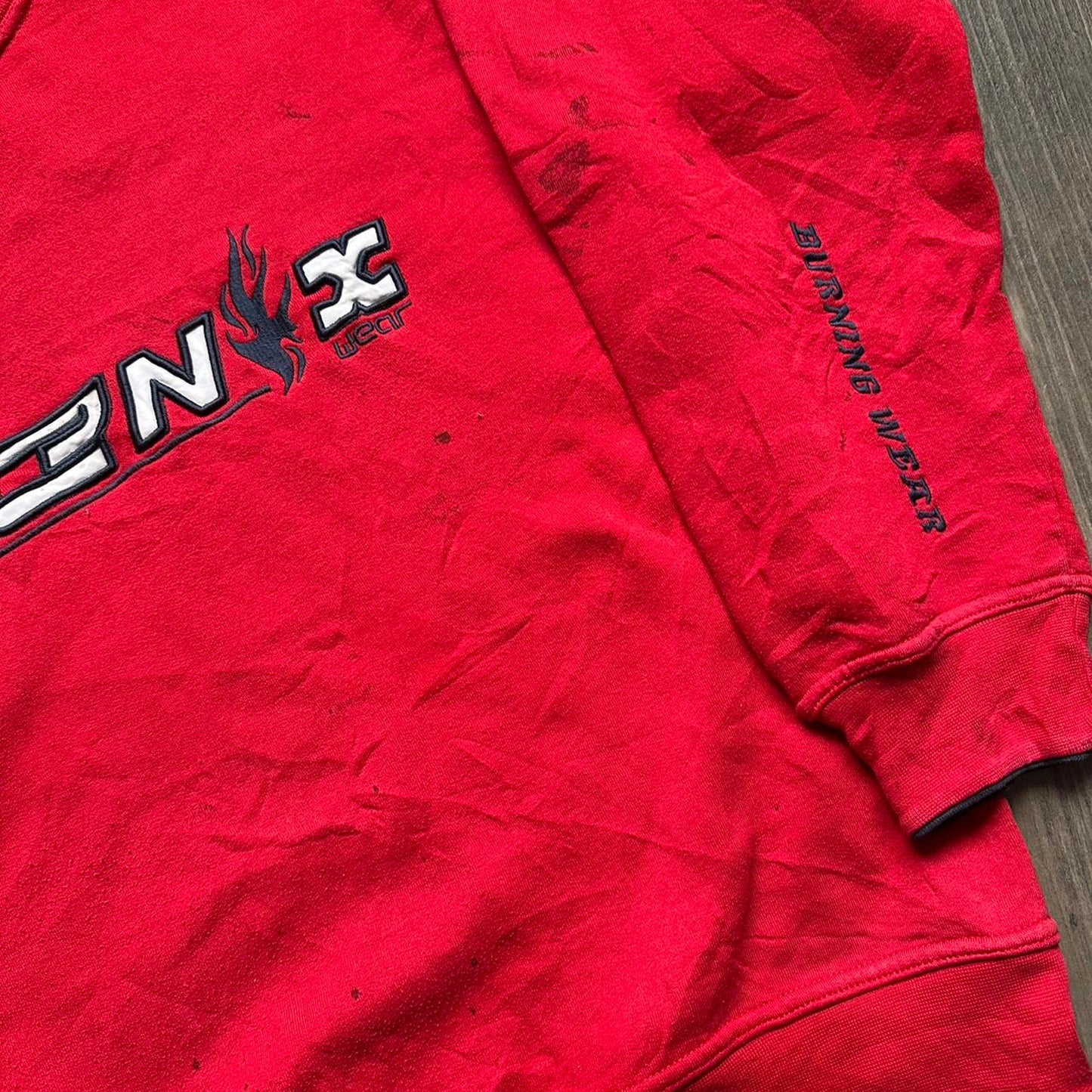 Vintage y2k red phenix sweatshirt