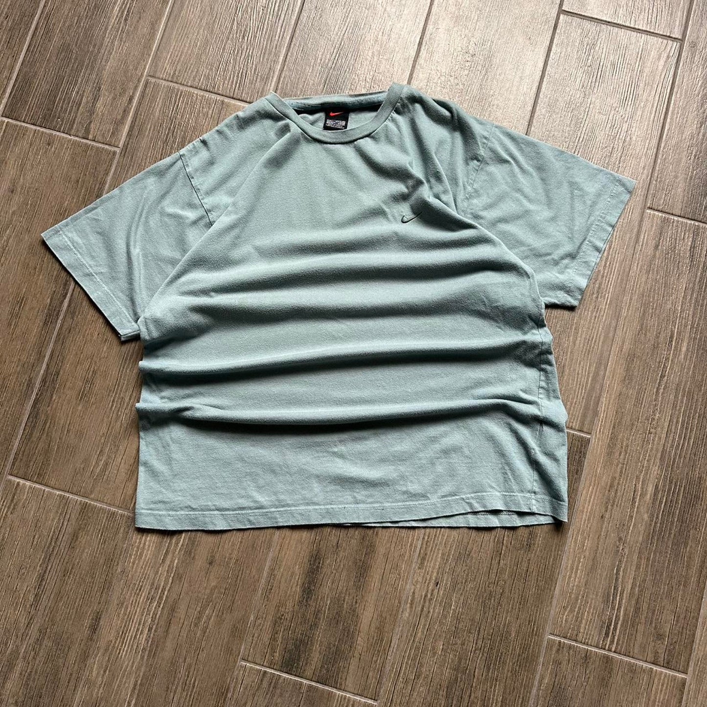 Nike grey cotton t-shirt with embroidered logo