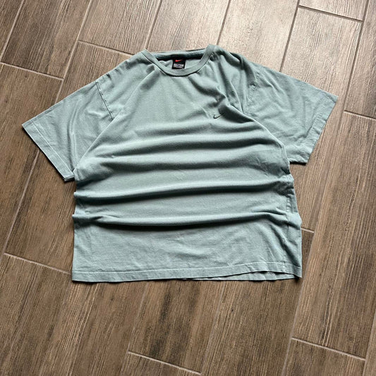 Nike grey cotton t-shirt with embroidered logo