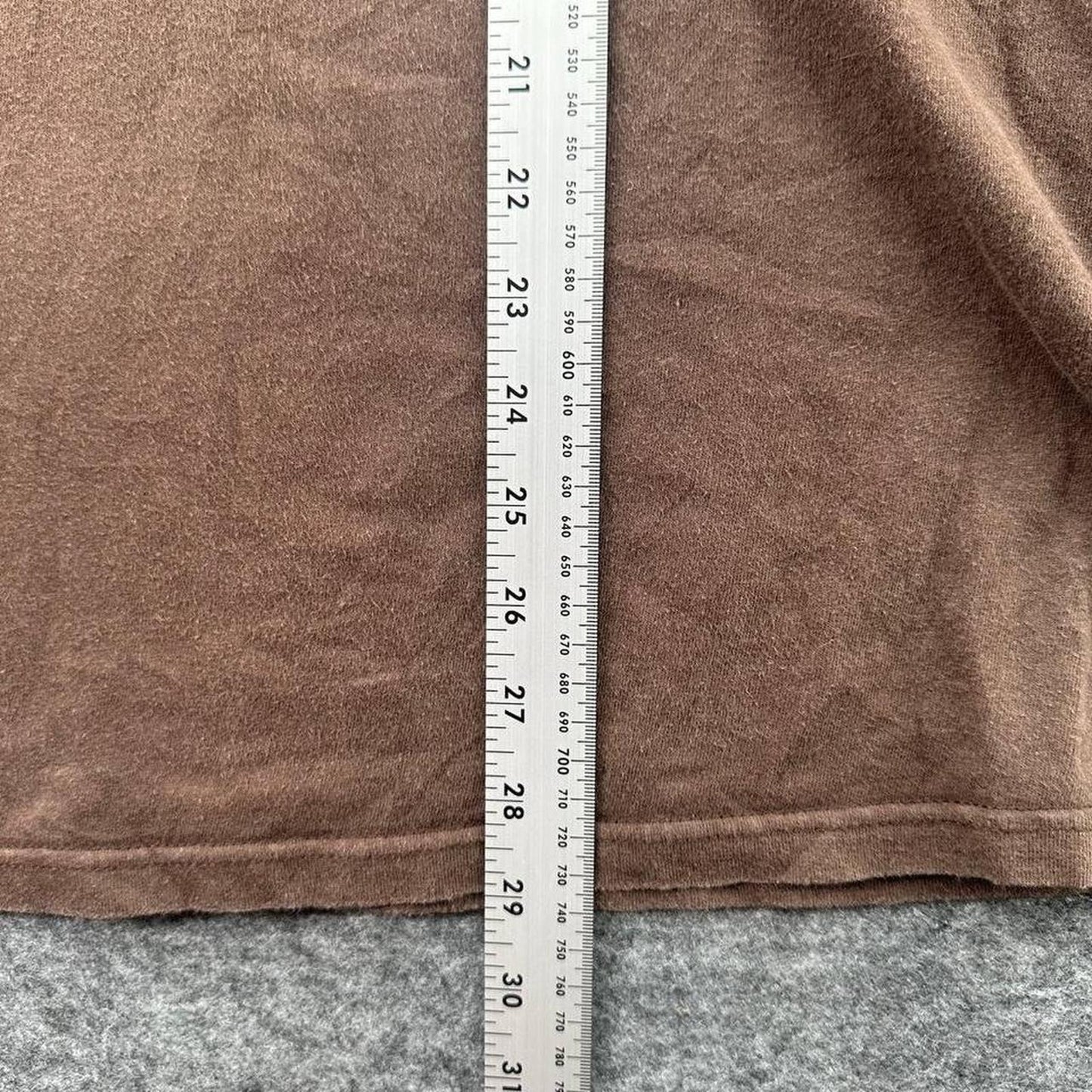 Brown quiksilver cotton t shirt with