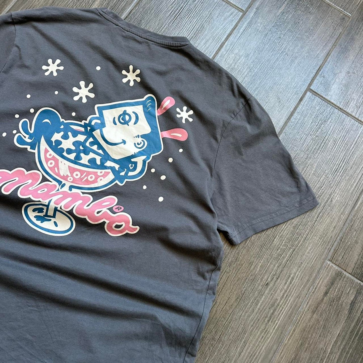 Mambo grey cotton t shirt
