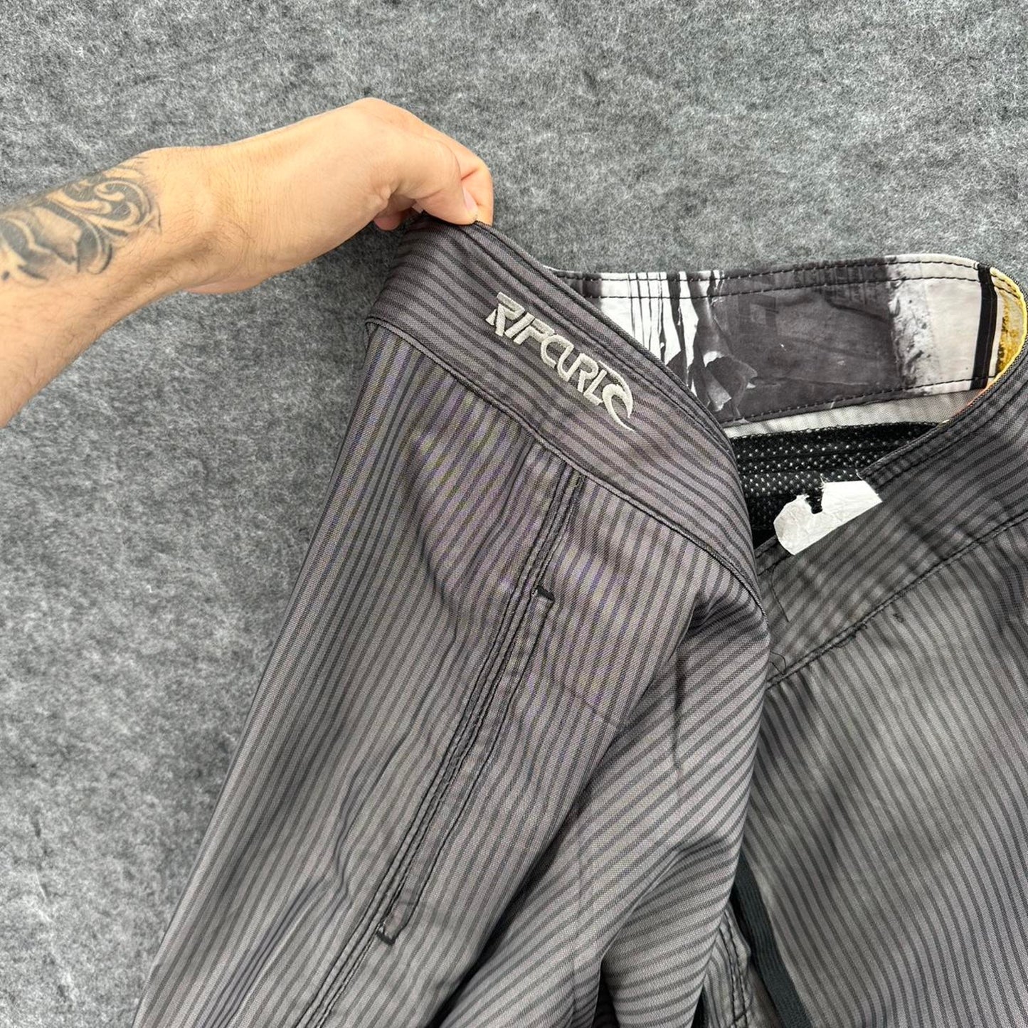 Rip curl grey striped board