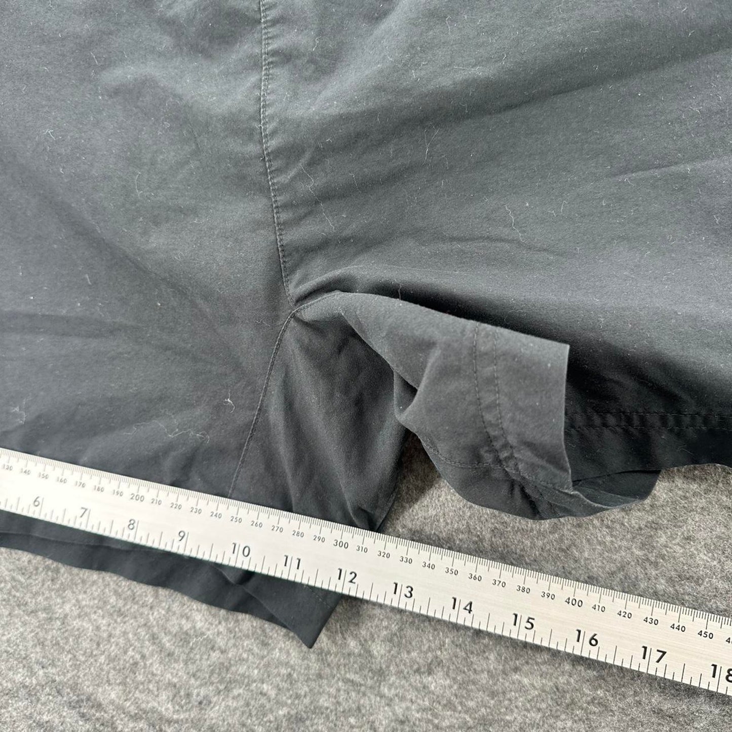 Nike black shorts with white