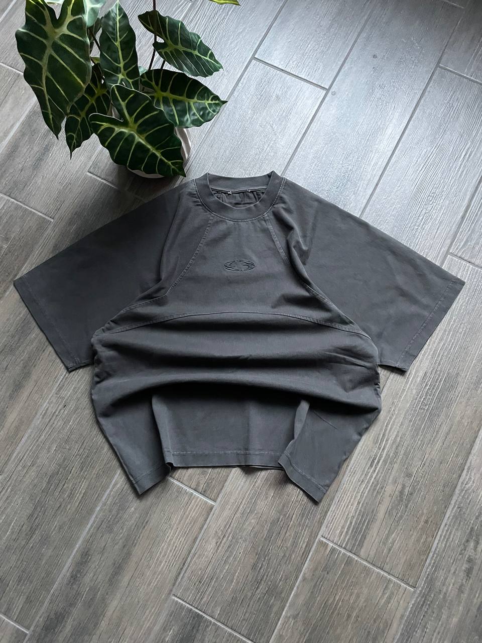 Oakley Fade Style Dark Grey Oversized T-Shirt