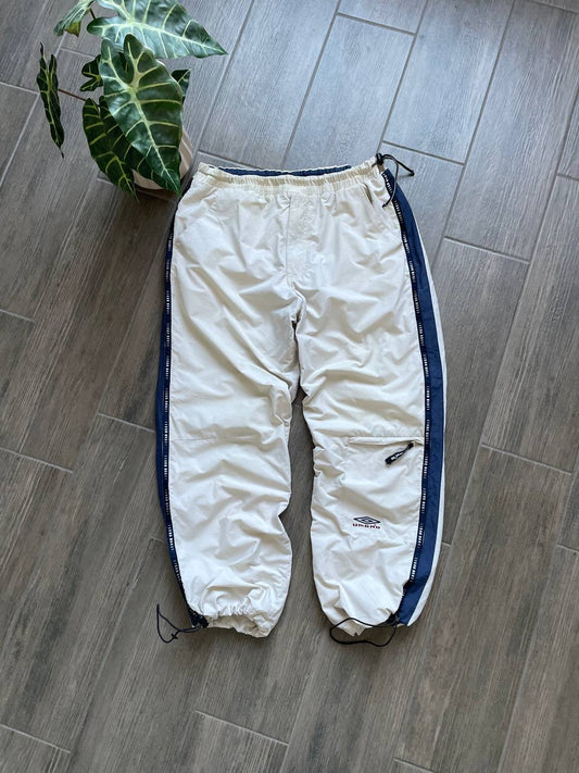 Umbro White & Navy Vintage Track Pants