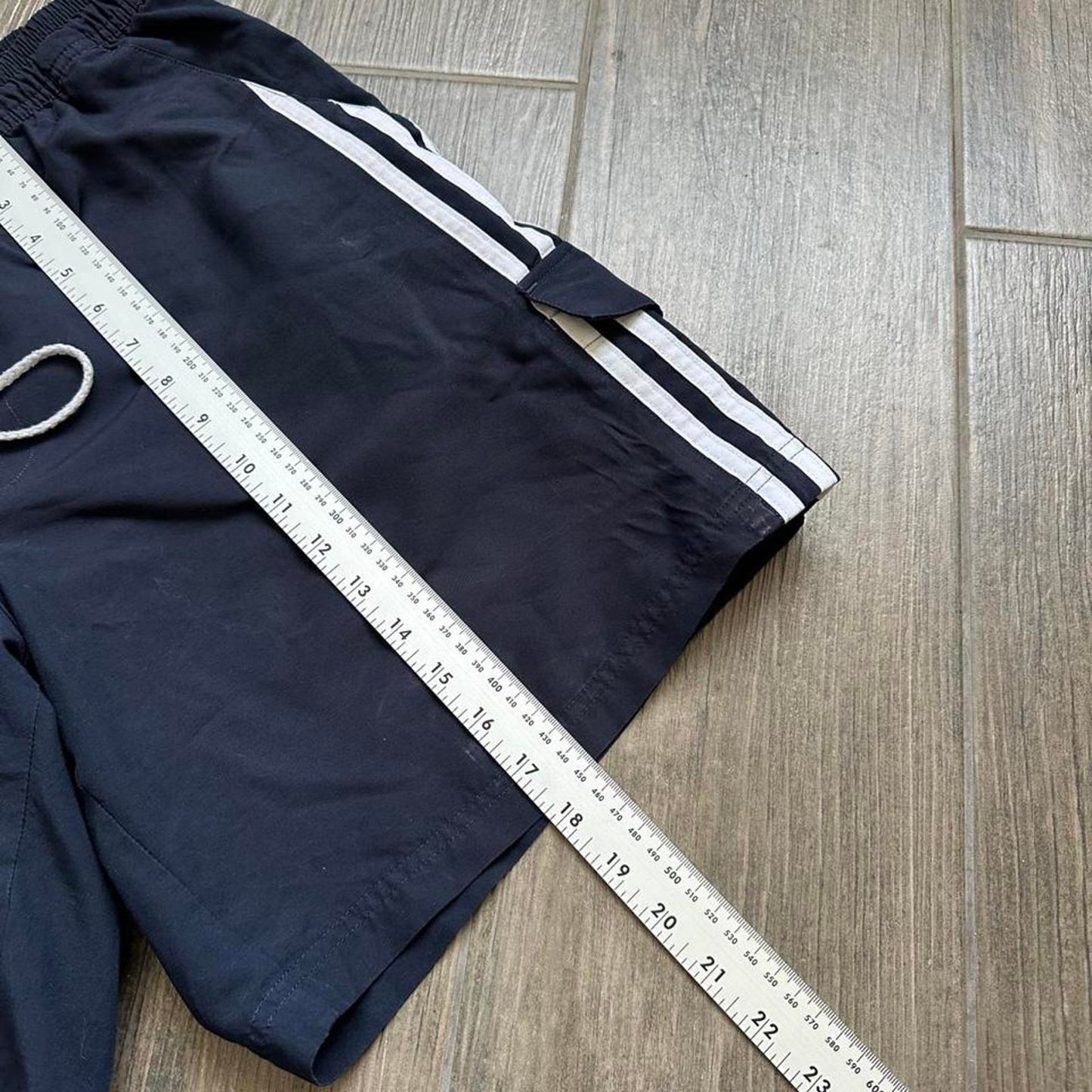 Adidas navy blue swim shorts
