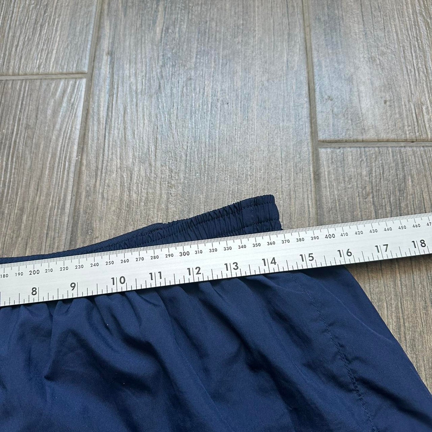 Nike navy blue running shorts