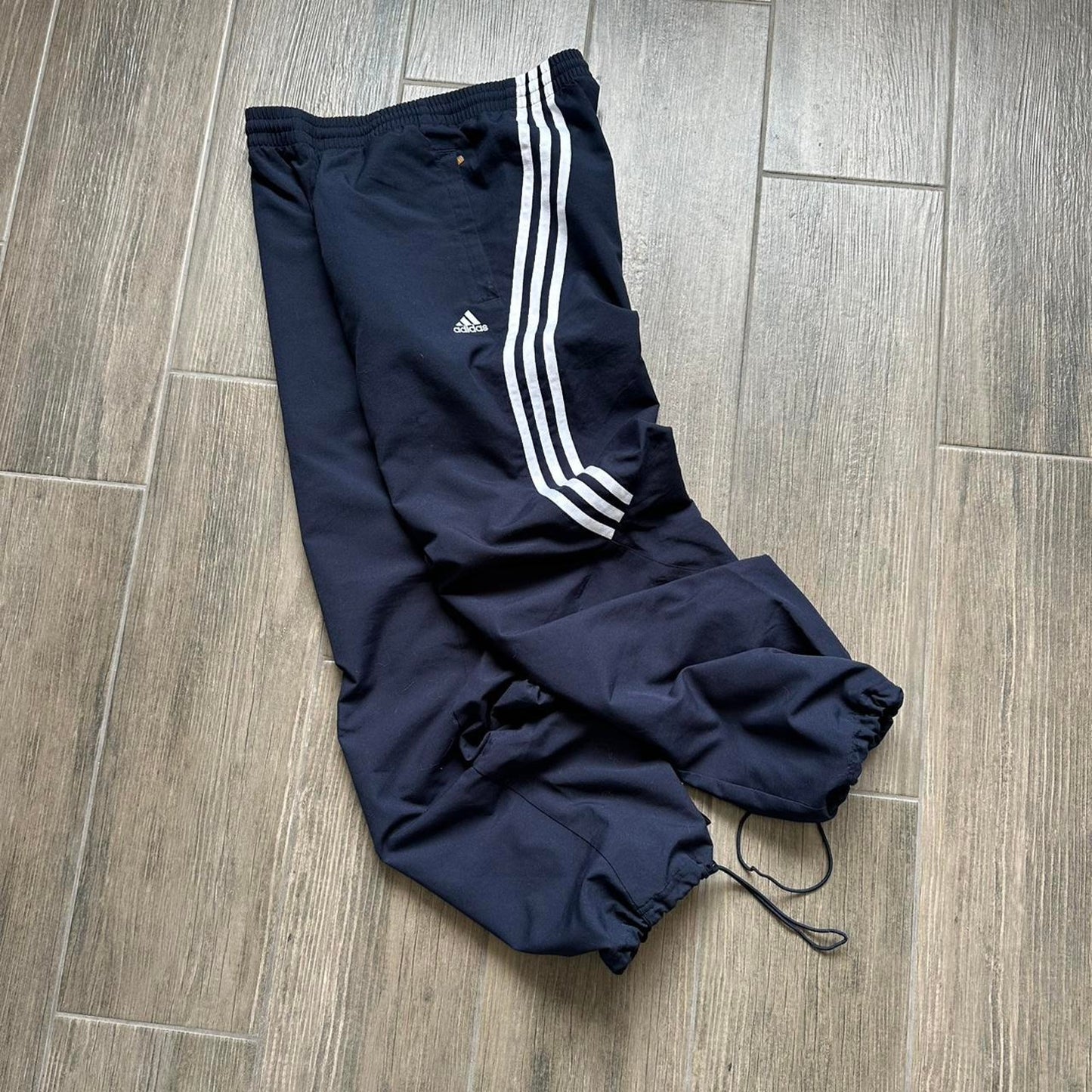 Adidas navy blue track pants