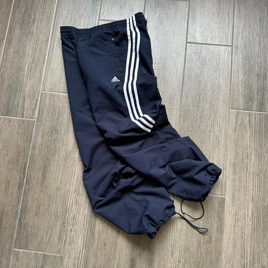 Adidas navy blue track pants