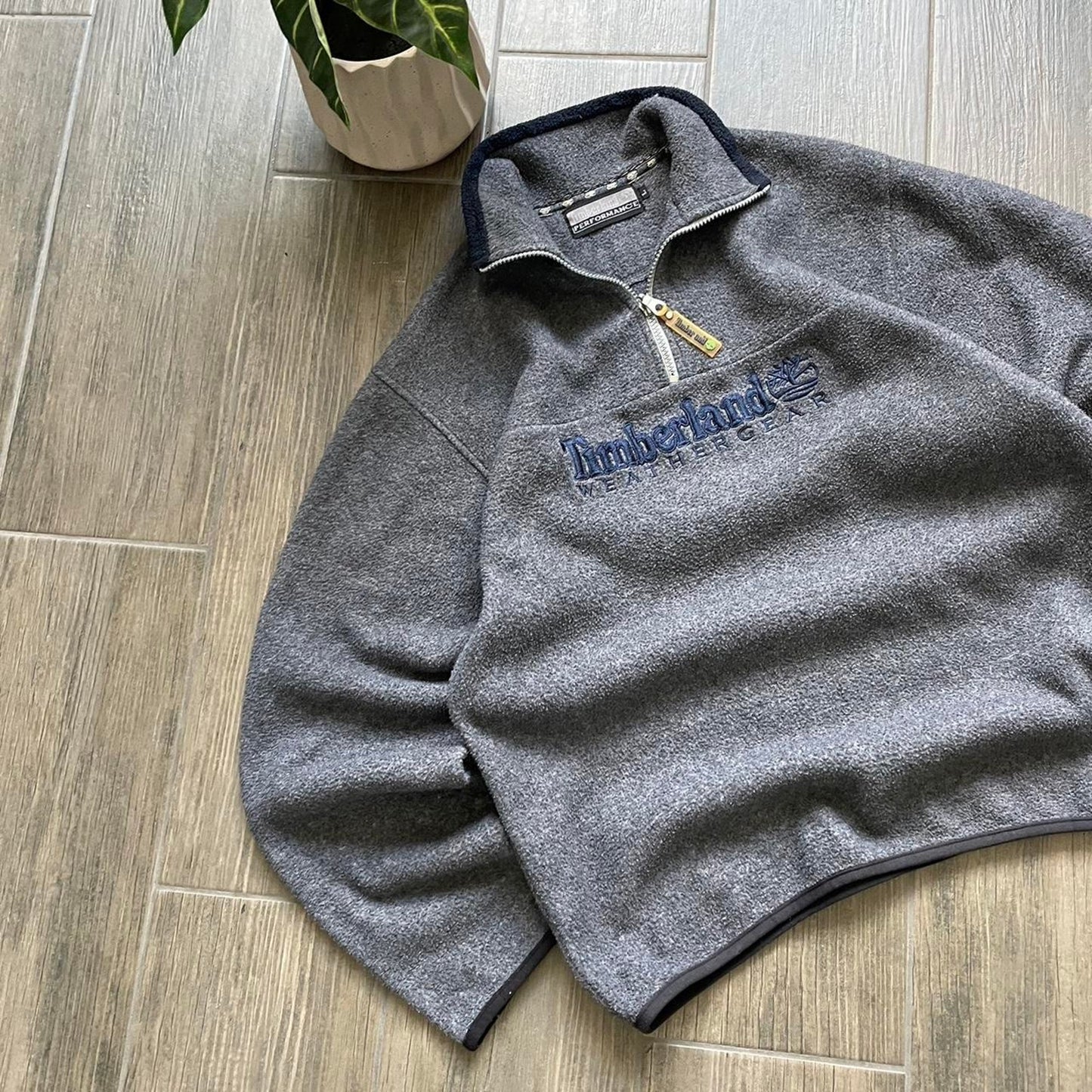Timberland 1/3 zip fleece jumper