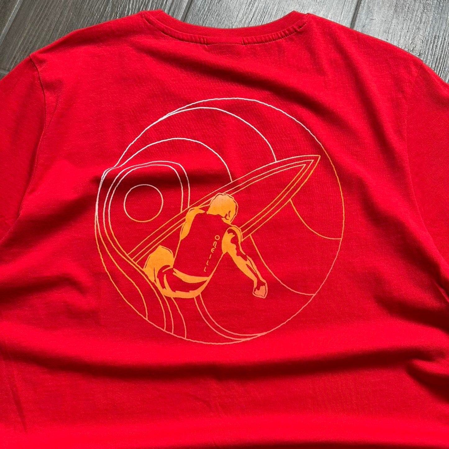 Oneill red surf tee