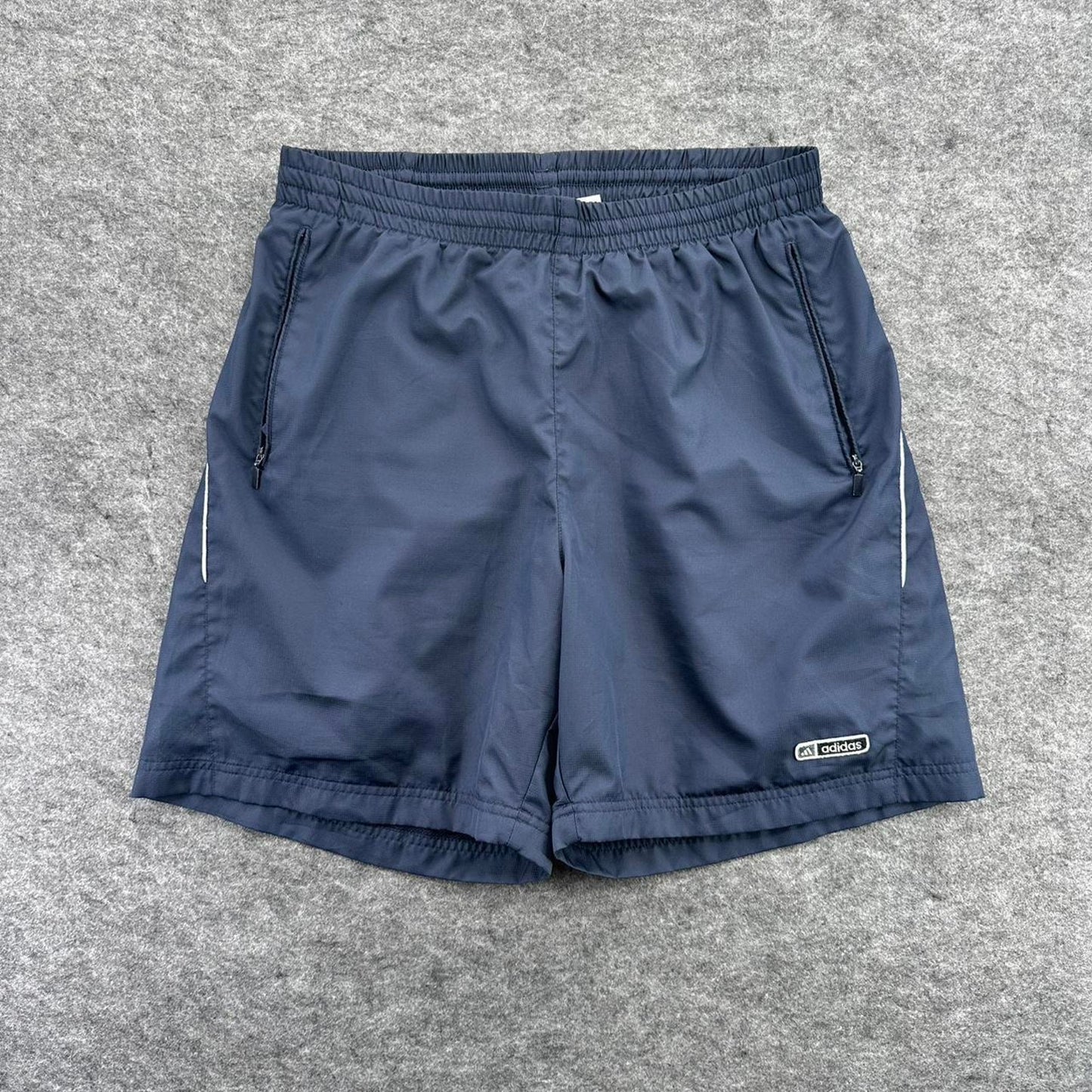 Adidas navy blue shorts with