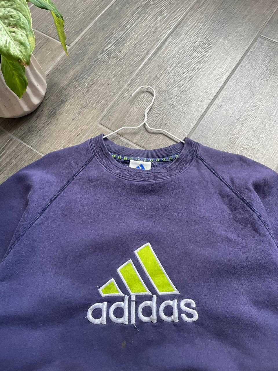 Adidas 90s purple sweatshirt