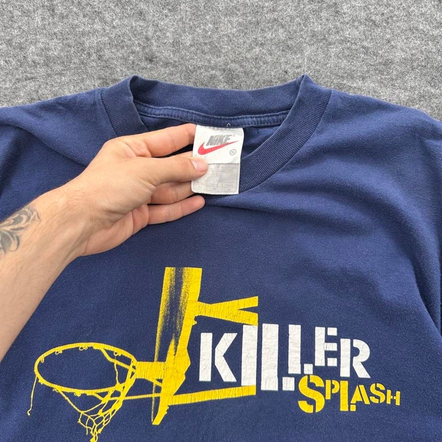 Nike navy blue graphic tee