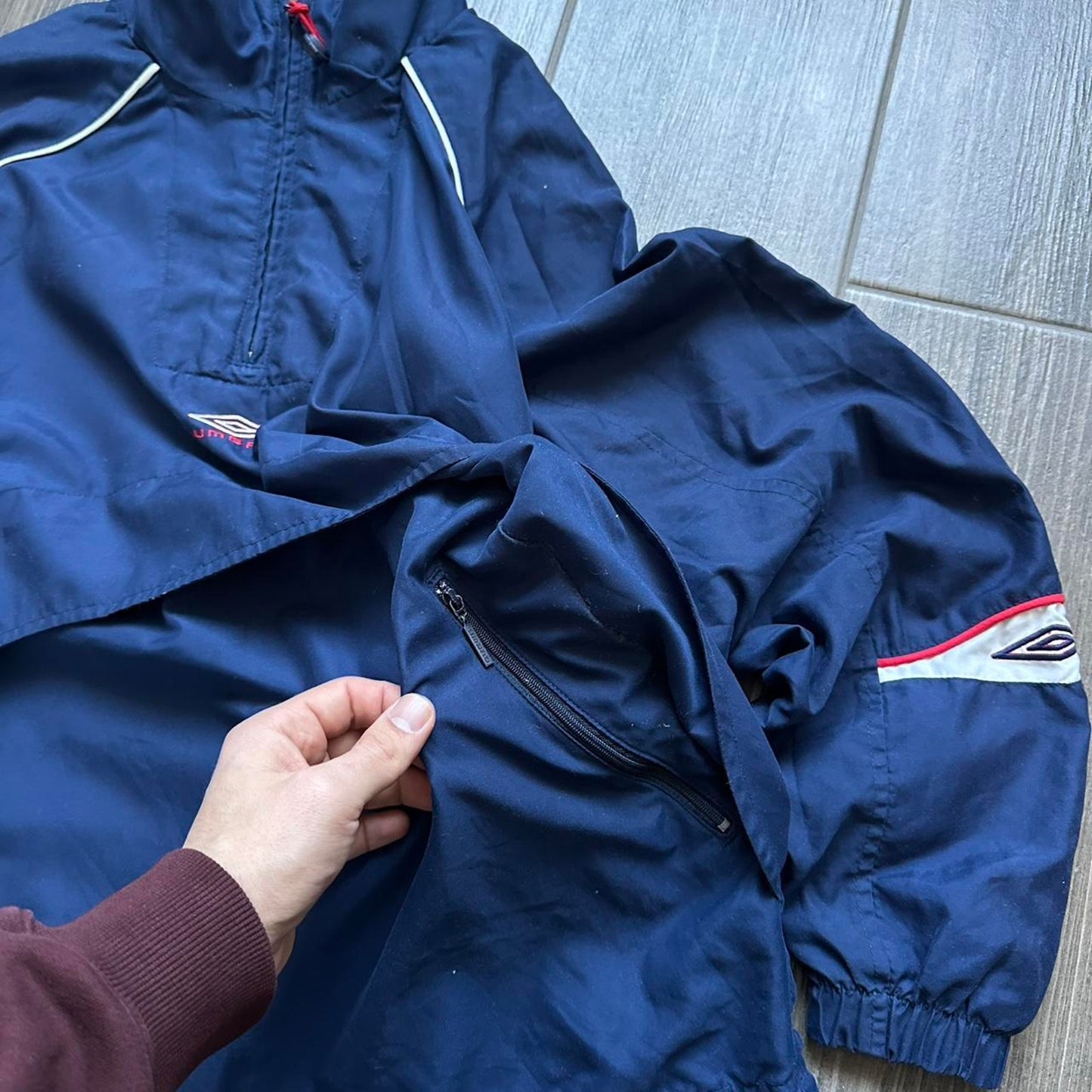 Umbro y2k baggy S nylon anorak jacket