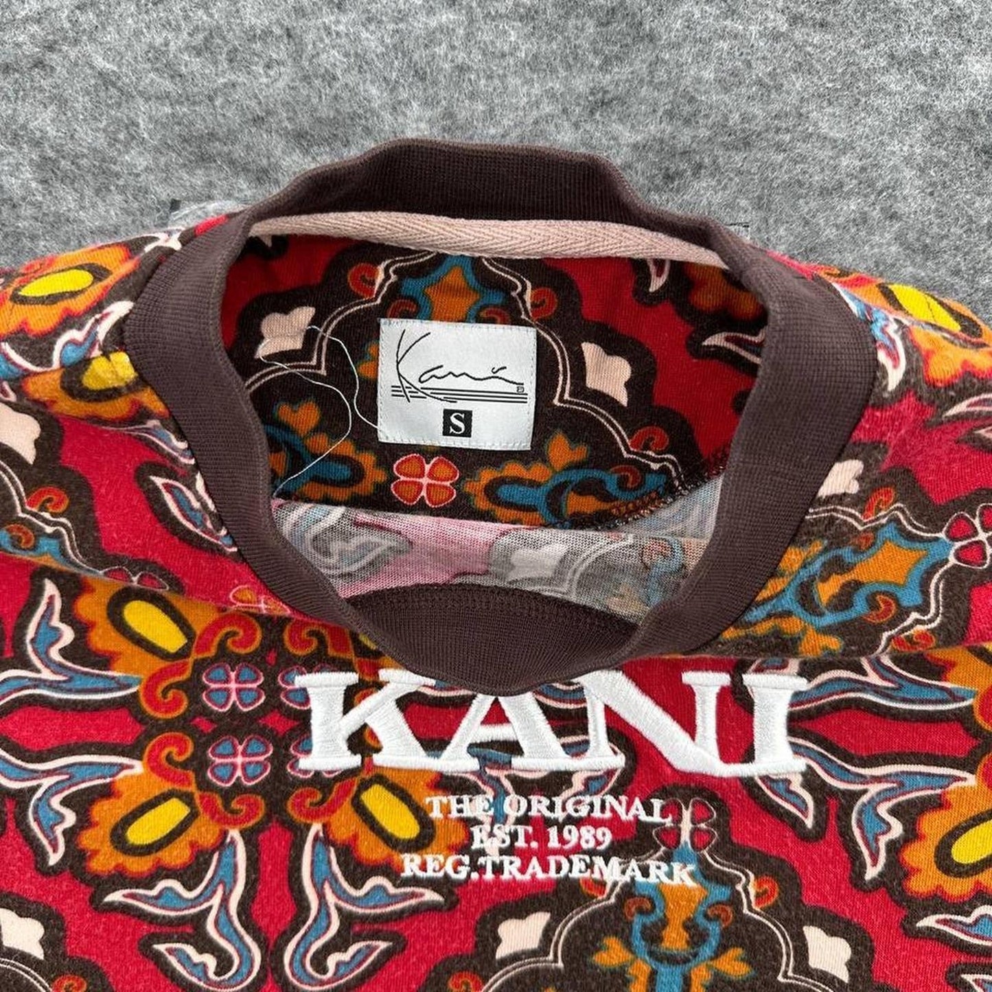 Karl kani red orange and