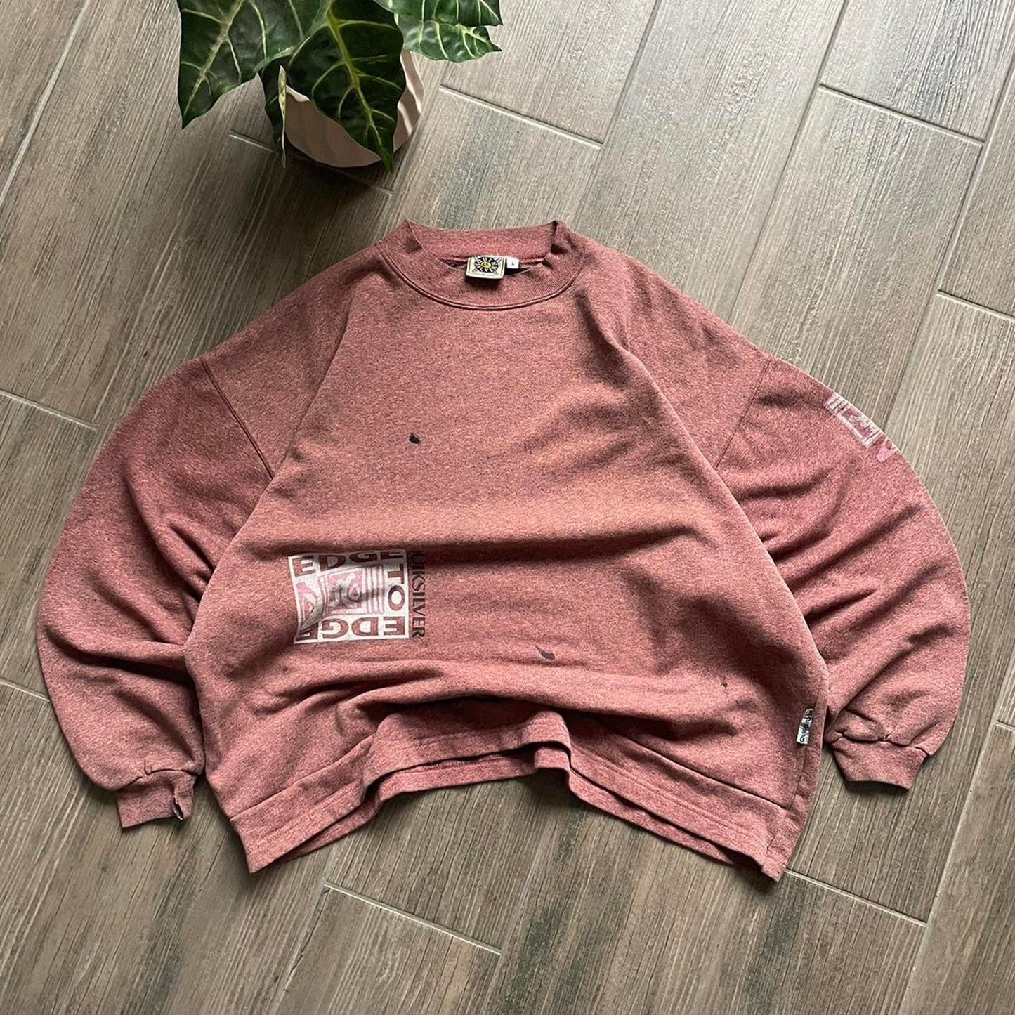 Quiksilver 90s archive surf-wear L sweatshirt