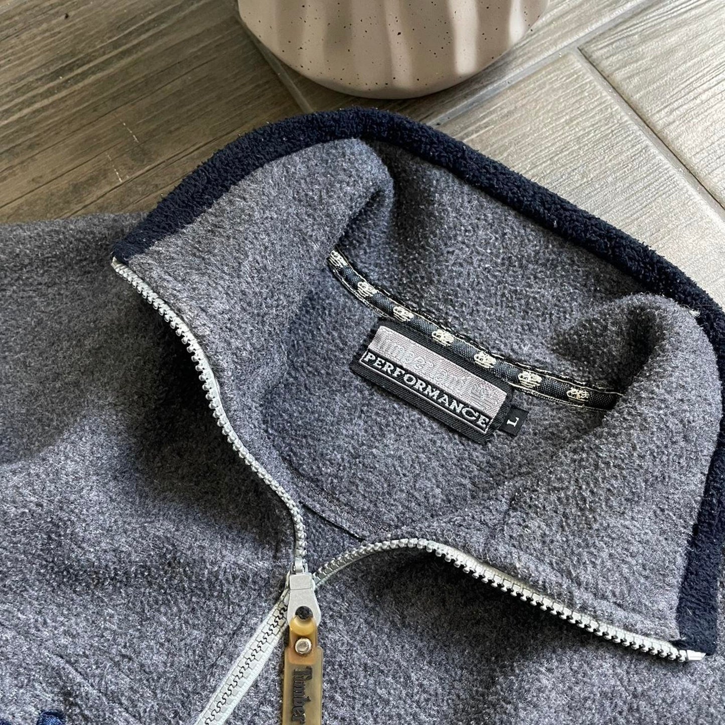 Timberland 1/3 zip fleece jumper