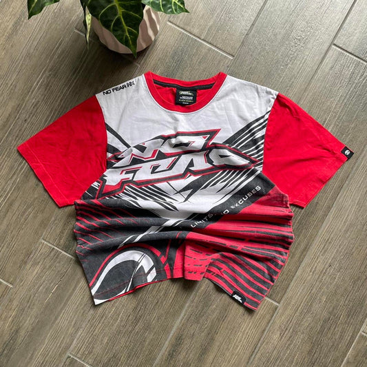 No fear big logo racing tee