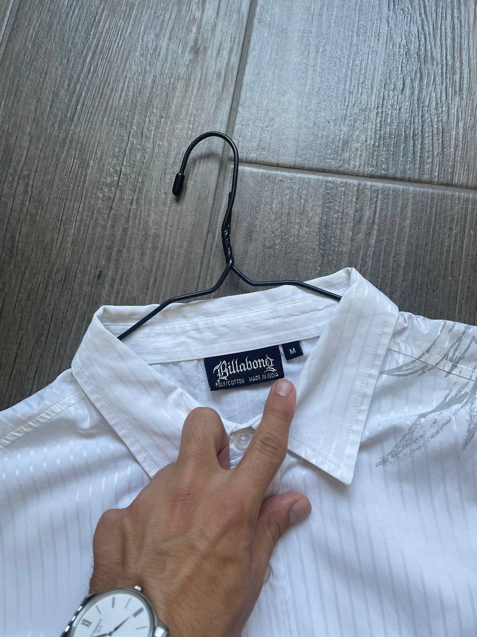 Billabong white baggy vintage shirt