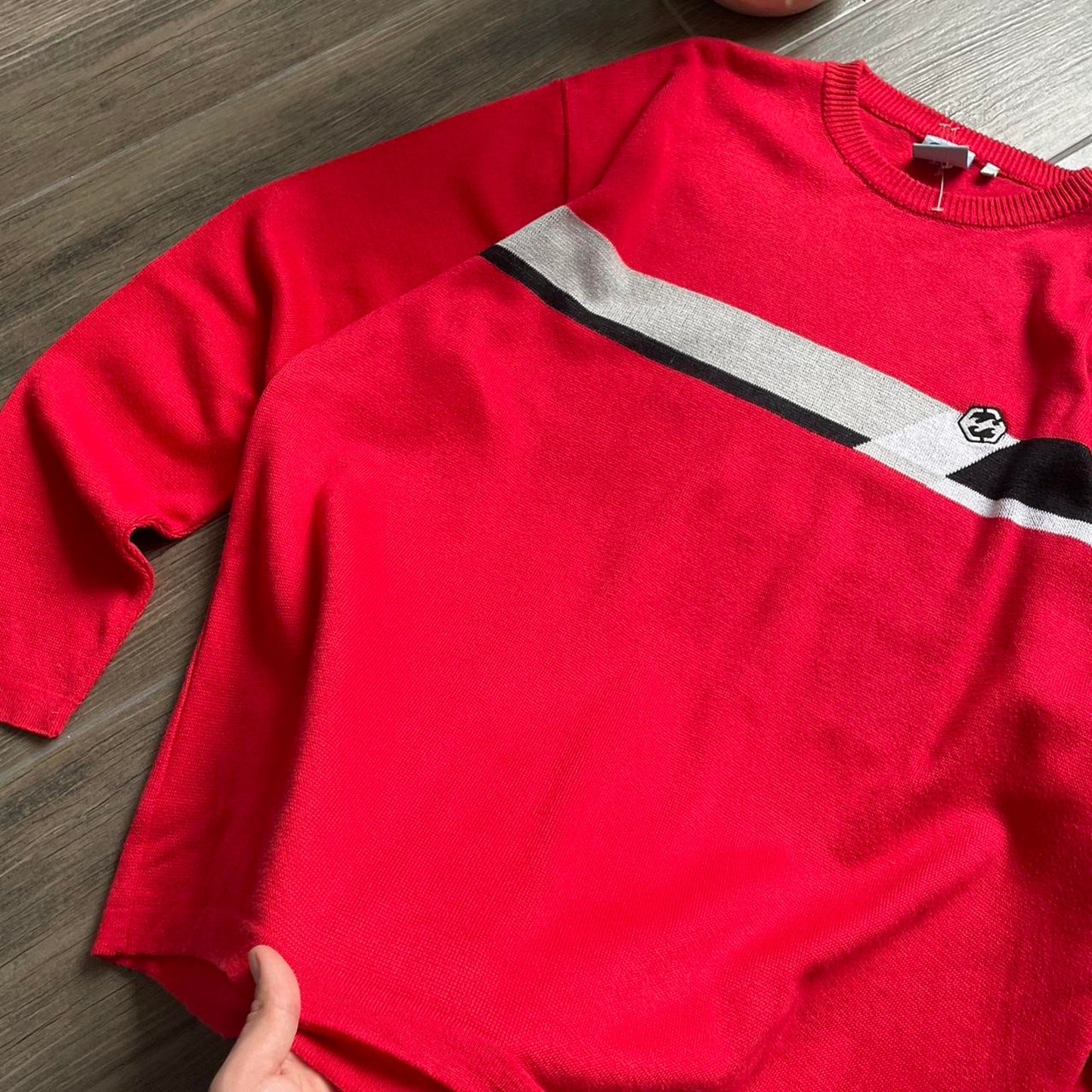 Billabong knitt red y2k baggy jumper