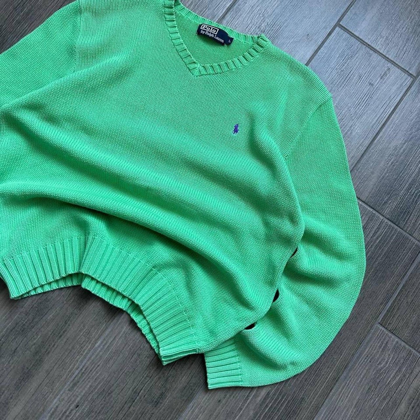 Polo Ralph Lauren knitted green sweater