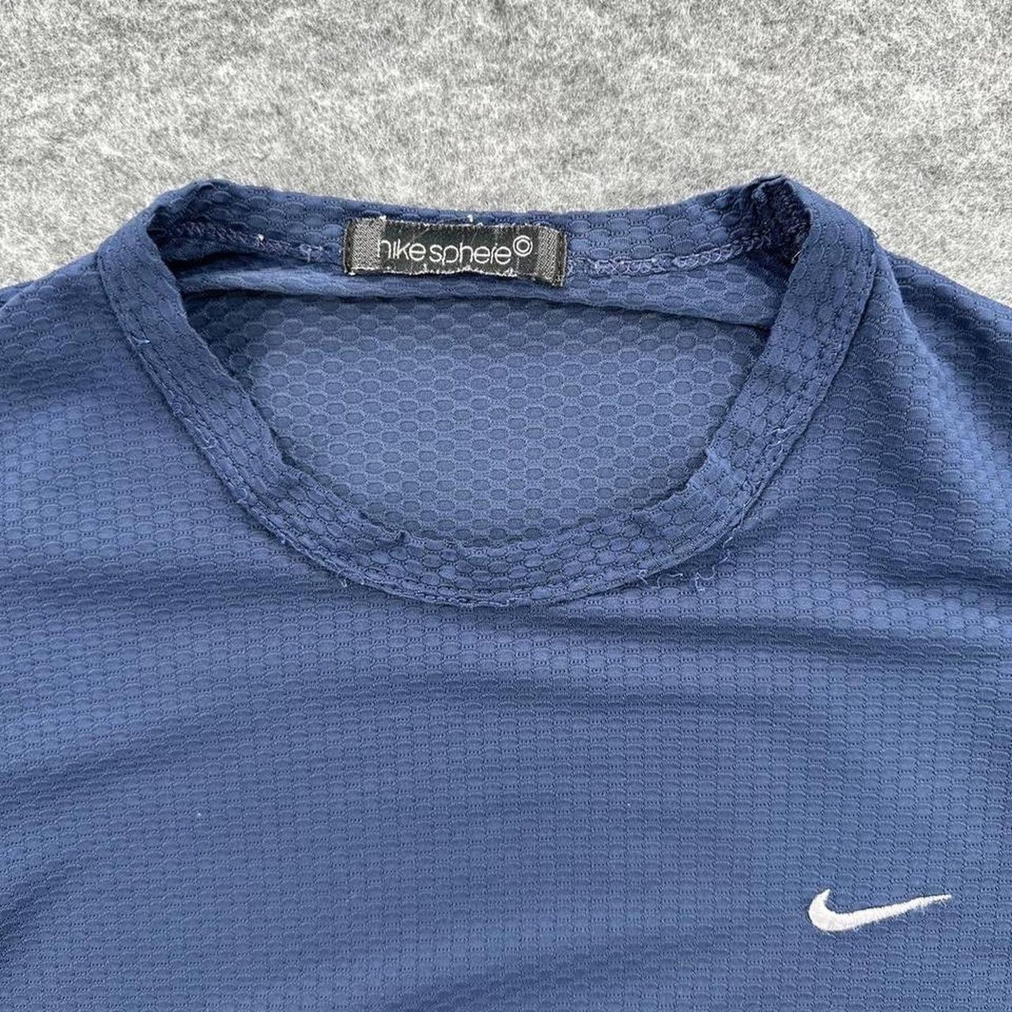 Nike dri fit navy blue t shirt