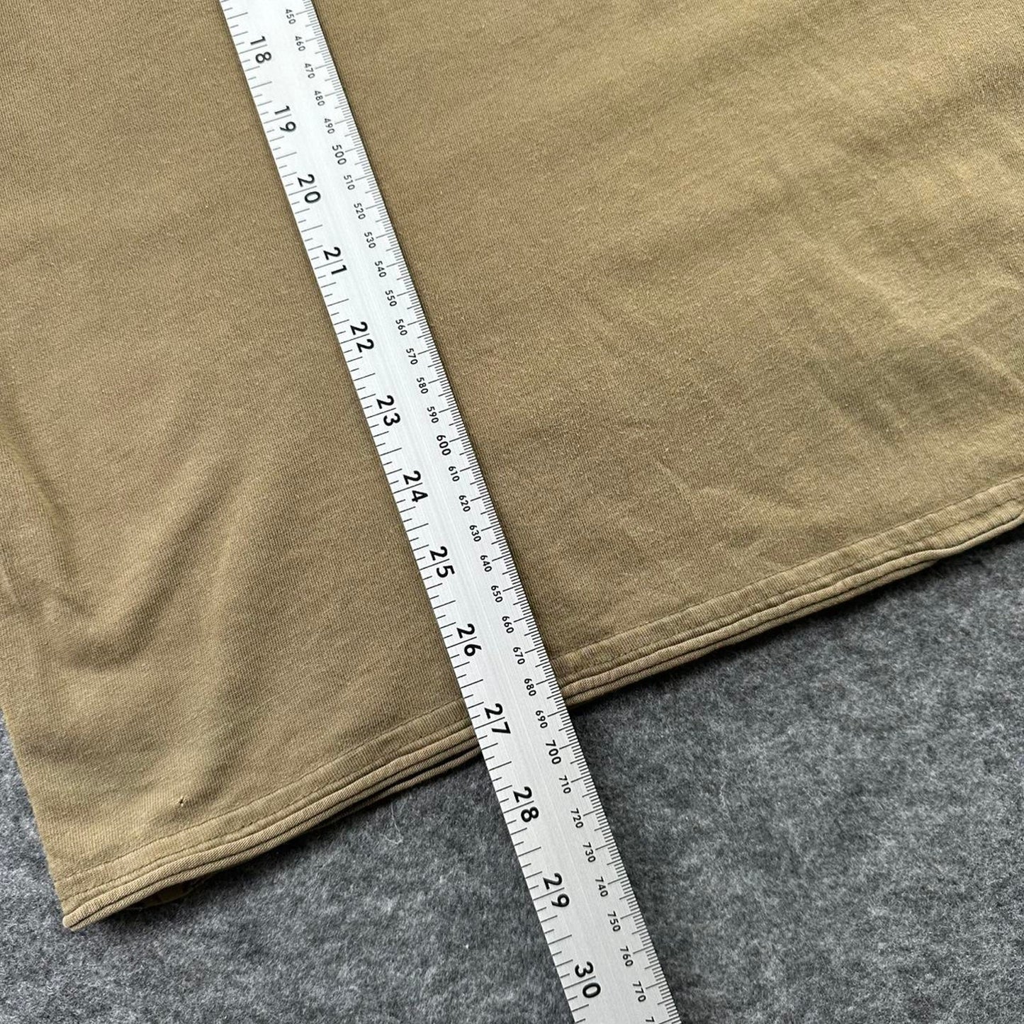 Animal khaki green cotton t shirt